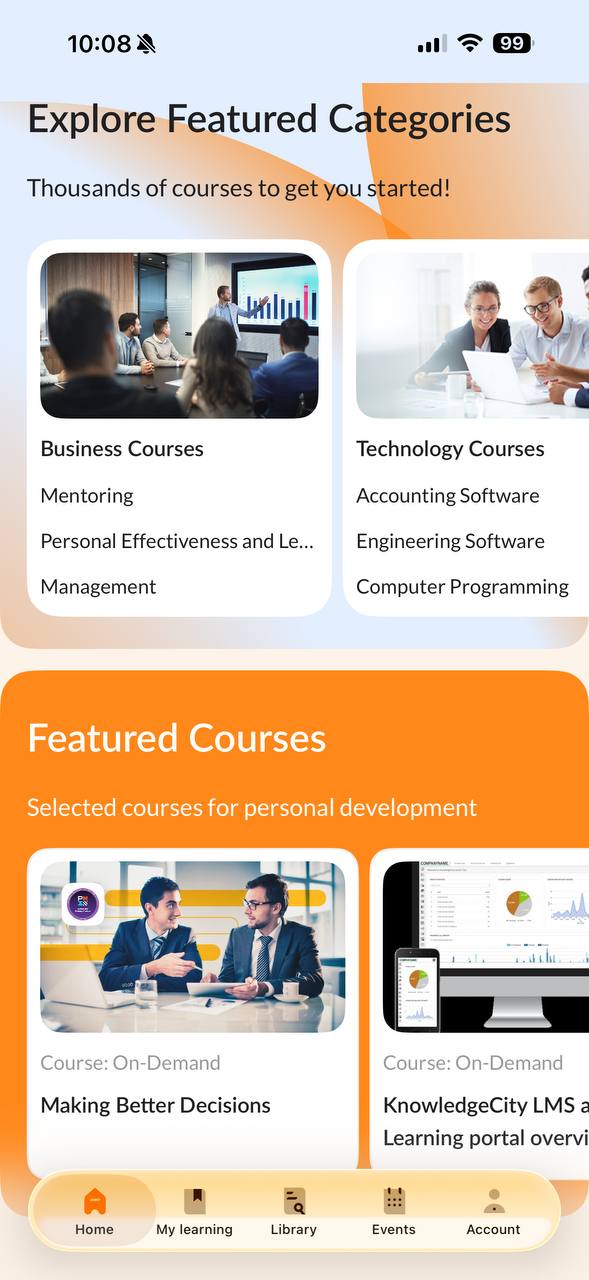 KnowledgeCity Screen 2