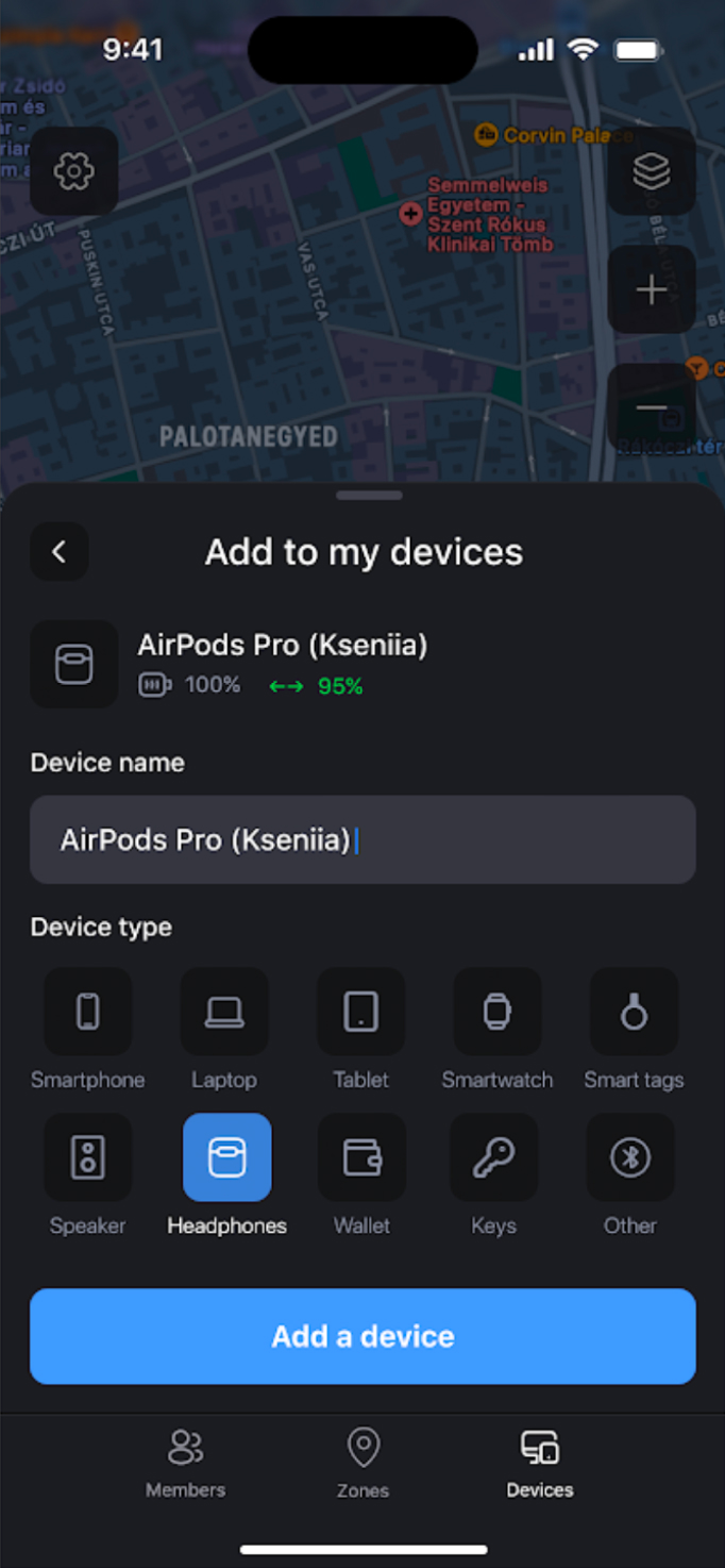 Location Tracker Screen 3