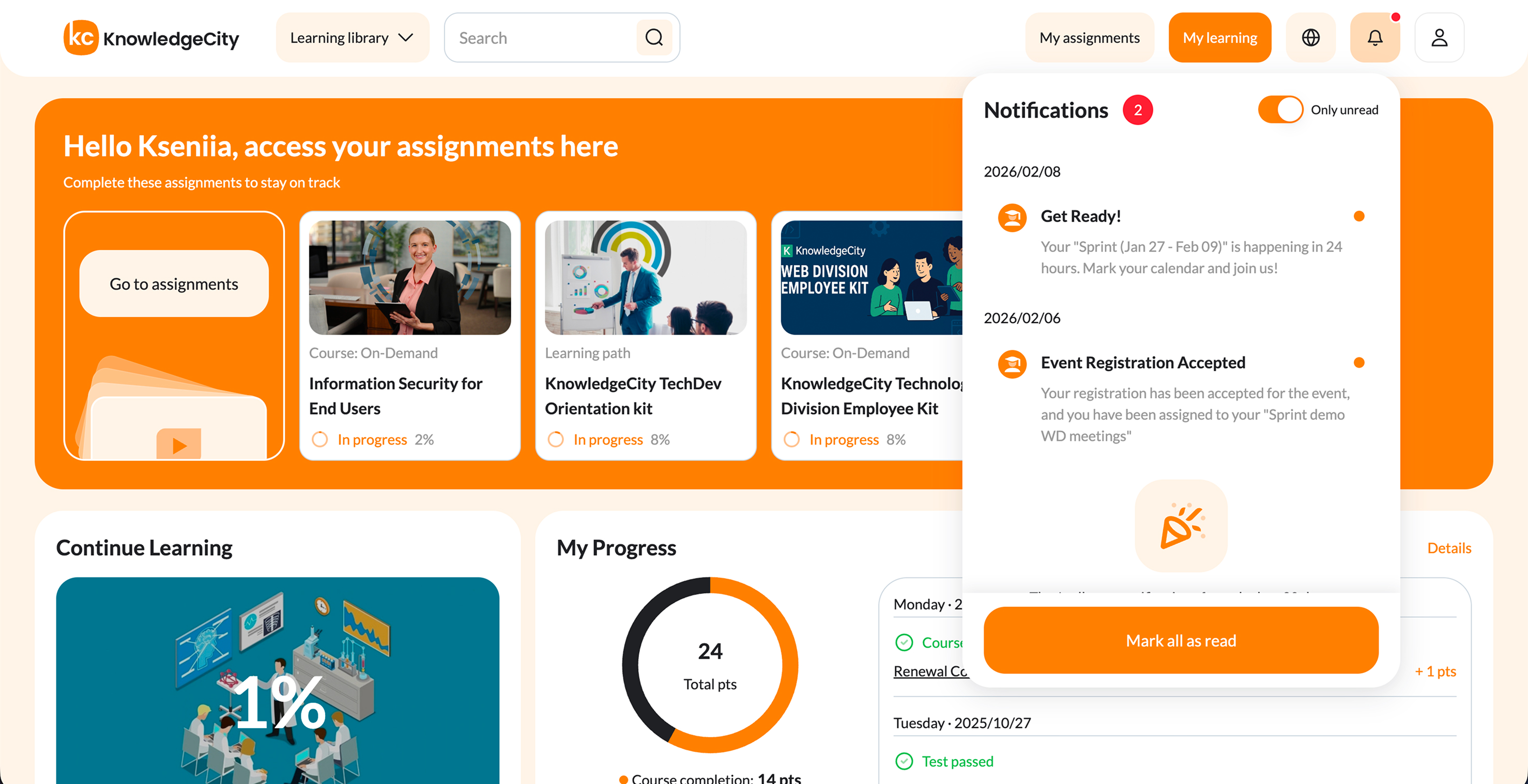 KnowledgeCity Screenshot 1