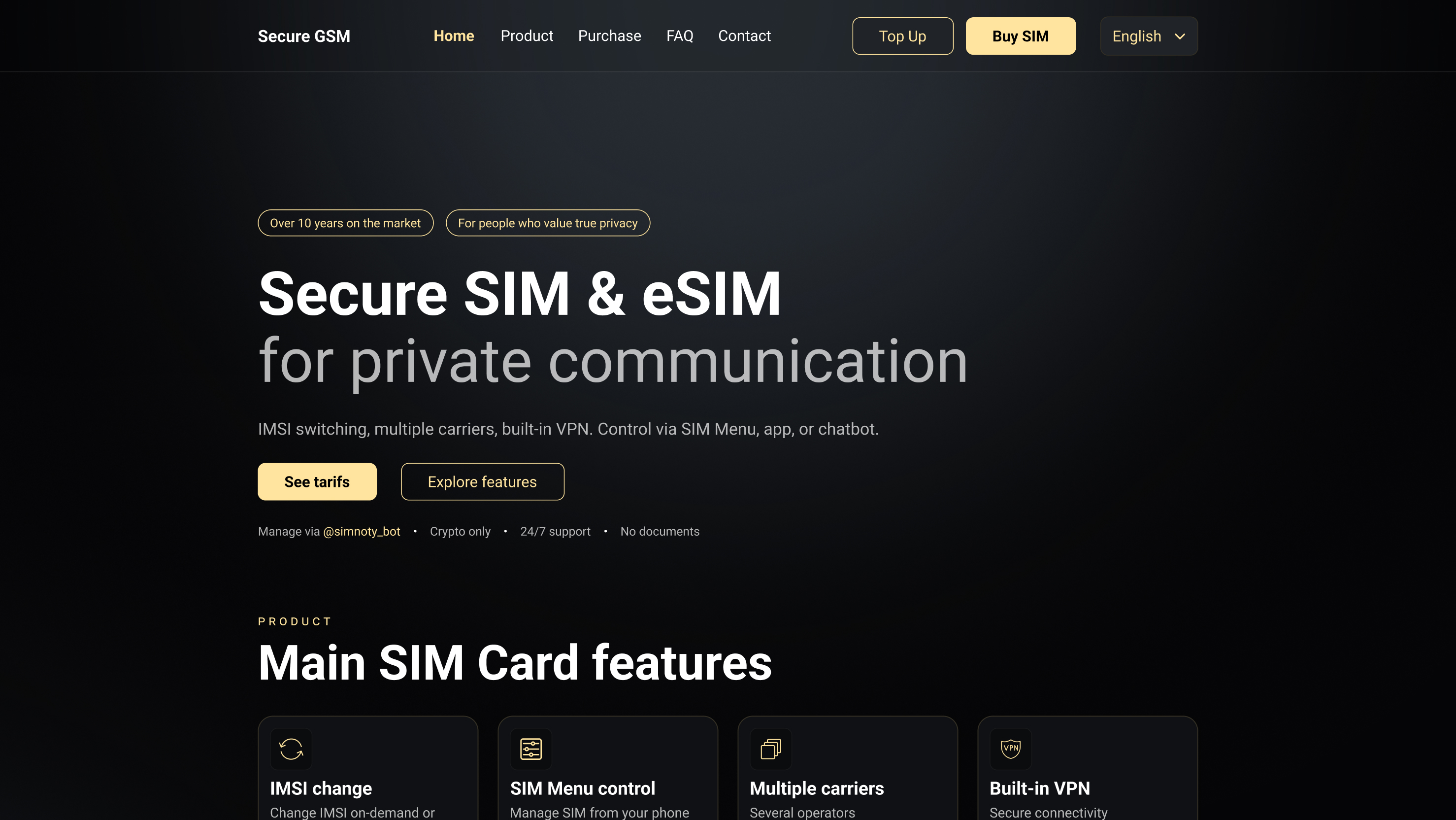 Secur GSM Screenshot 1