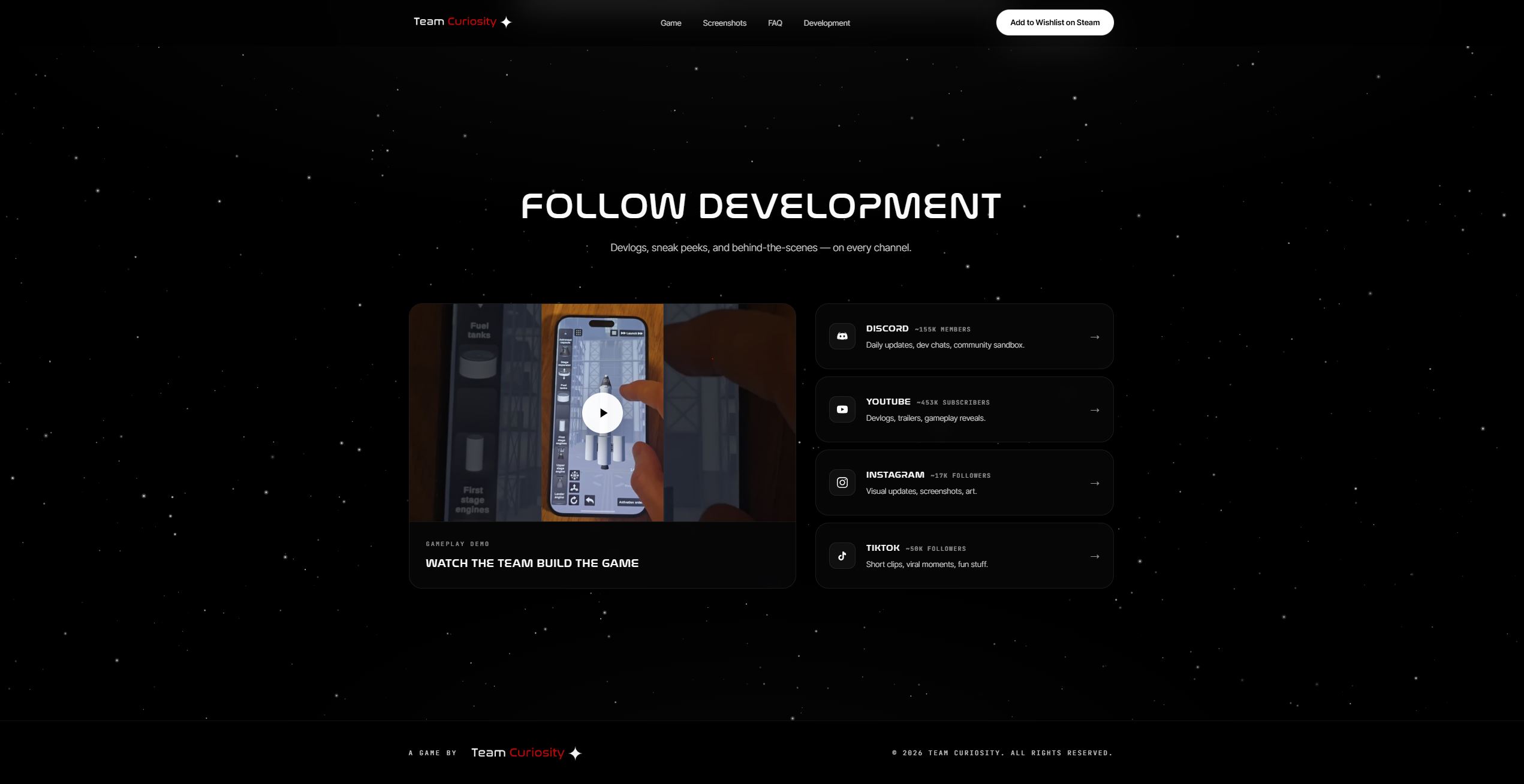 Spaceflight Simulator 2 redesign — parts catalogue and screenshots coverflow