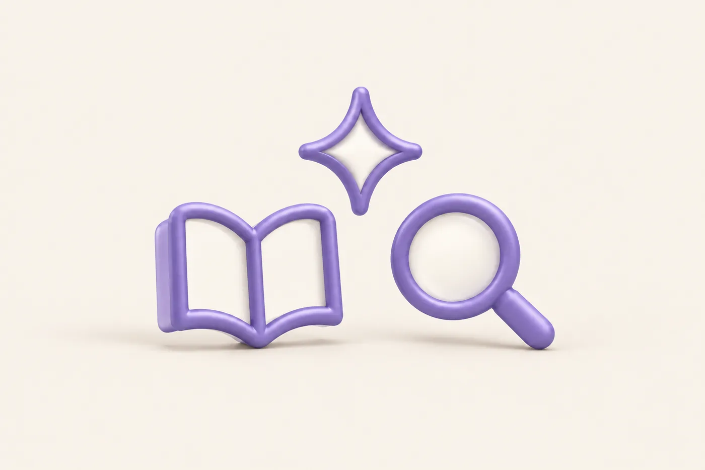 icons — tactile design system illustration